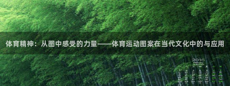 欧亿体育官方正版app新能源：体育精神：从图中感受的力量——