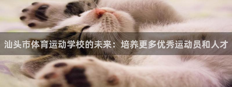 oe欧亿黑彩平台怎么样：汕头市体育运动学校的未来：培养更多优